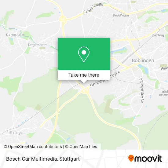 Bosch Car Multimedia map
