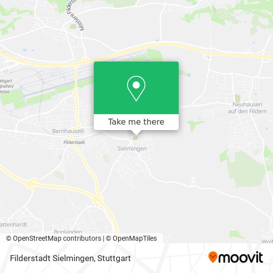 Карта Filderstadt Sielmingen