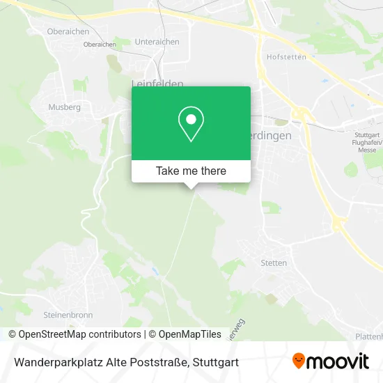 Карта Wanderparkplatz Alte Poststraße