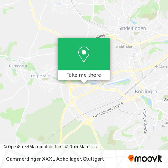 Gammerdinger XXXL Abhollager map