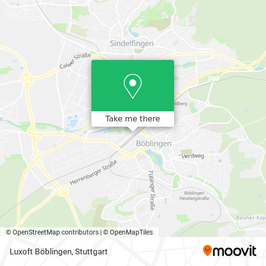 Luxoft Böblingen map