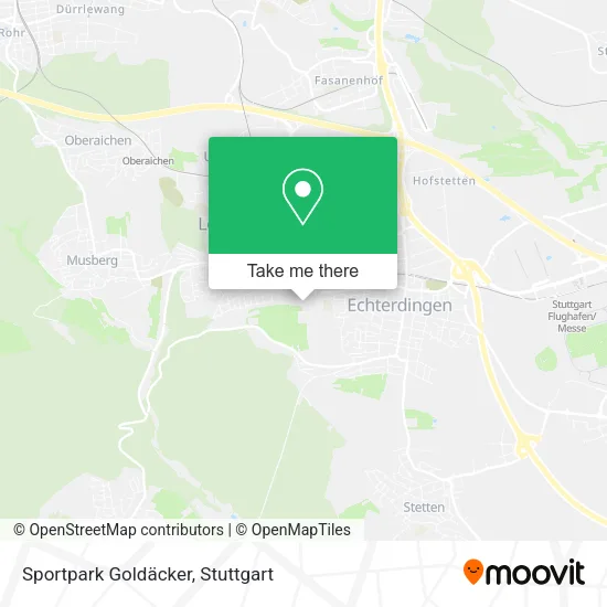 Карта Sportpark Goldäcker