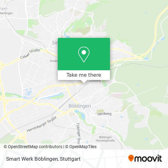 Smart Werk Böblingen map