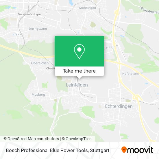 Bosch Professional Blue Power Tools map