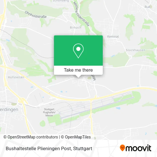 Карта Bushaltestelle Plieningen Post