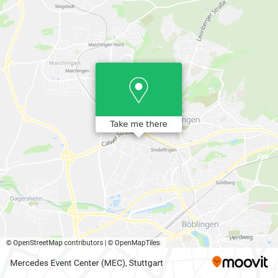 Mercedes Event Center (MEC) map