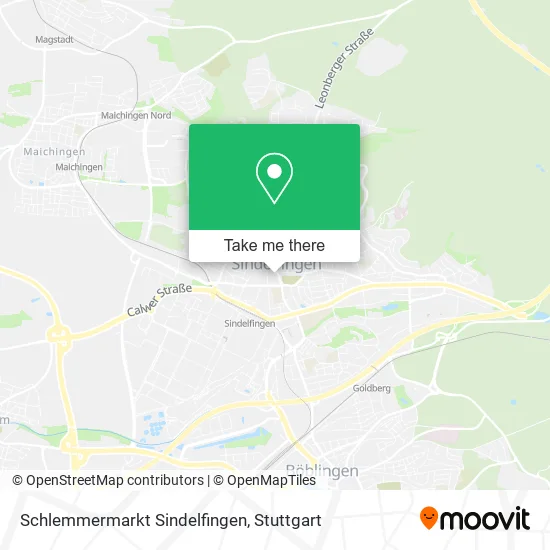 Карта Schlemmermarkt Sindelfingen