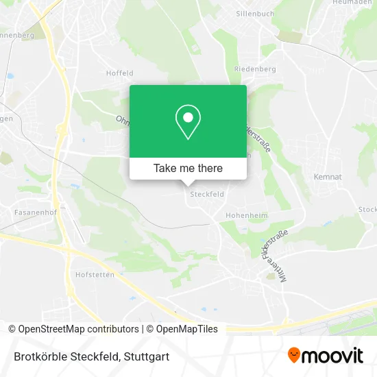 Карта Brotkörble Steckfeld