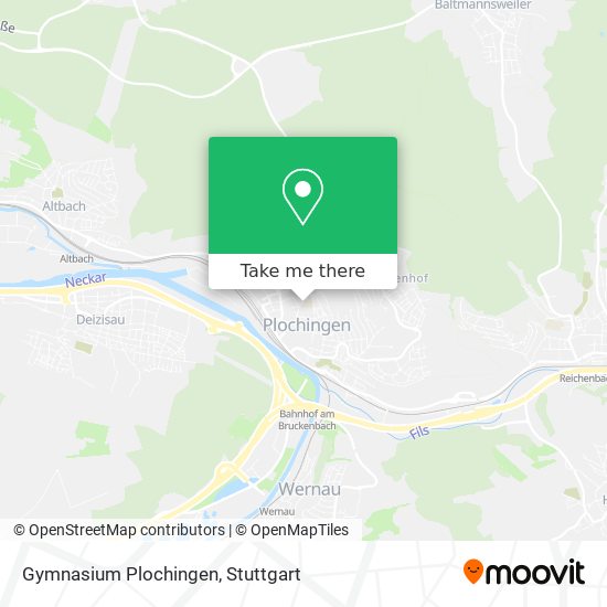 Gymnasium Plochingen map