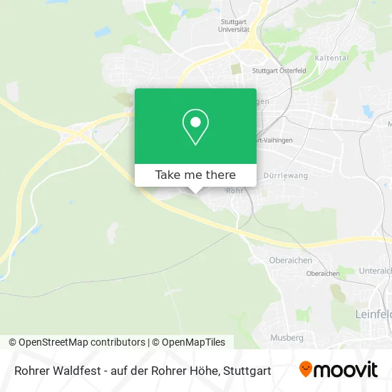 Карта Rohrer Waldfest - auf der Rohrer Höhe