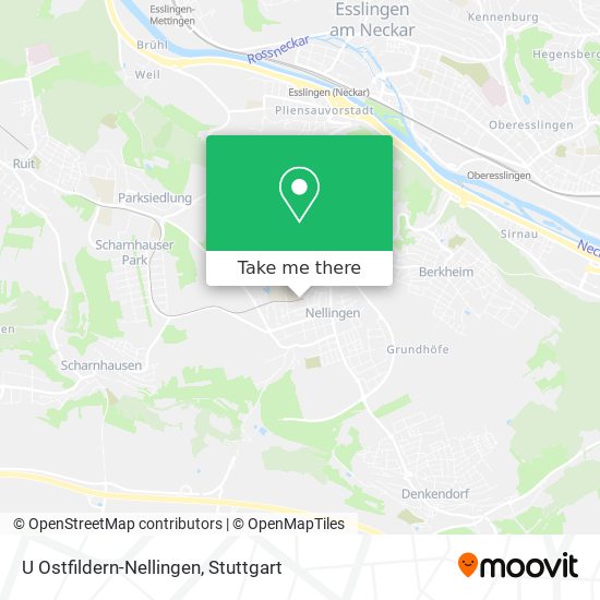 U Ostfildern-Nellingen map