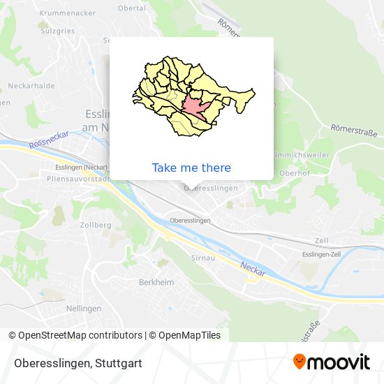 Oberesslingen map