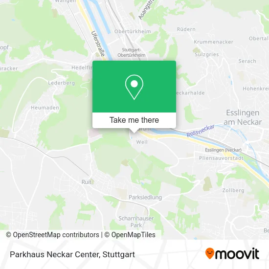 Карта Parkhaus Neckar Center