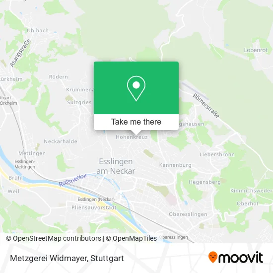 Карта Metzgerei Widmayer