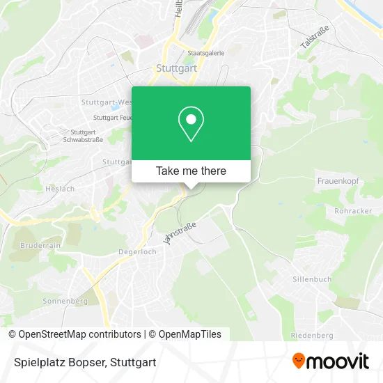 Карта Spielplatz Bopser
