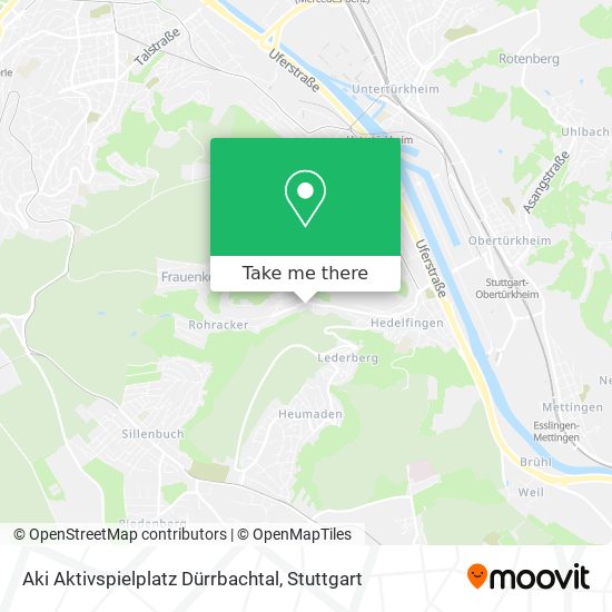 Карта Aki Aktivspielplatz Dürrbachtal