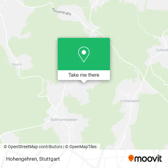 Карта Hohengehren