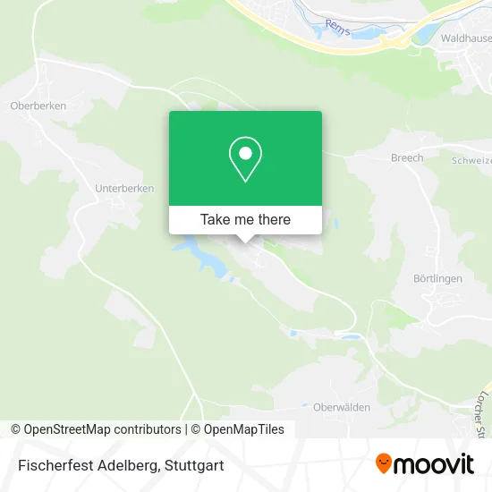 Fischerfest Adelberg map