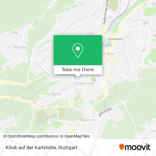 Klinik auf der Karlshöhe map