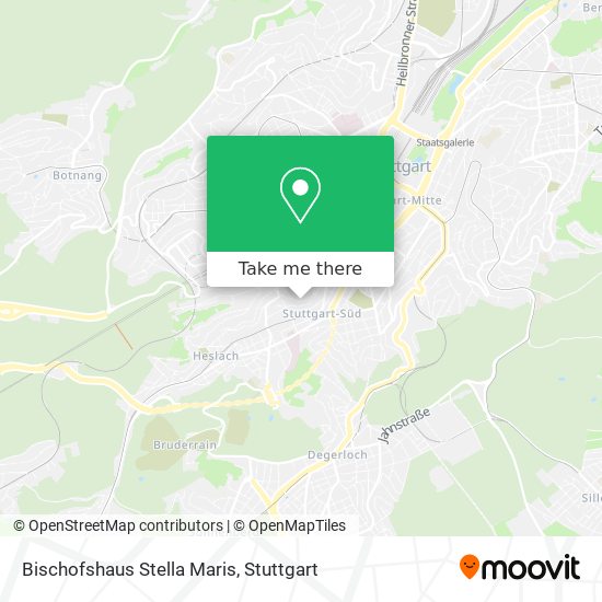 Bischofshaus Stella Maris map