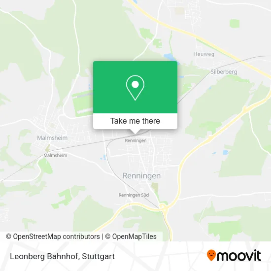 Карта Leonberg Bahnhof