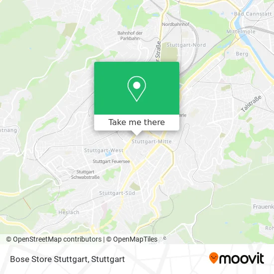 Карта Bose Store Stuttgart