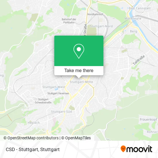 Карта CSD - Stuttgart