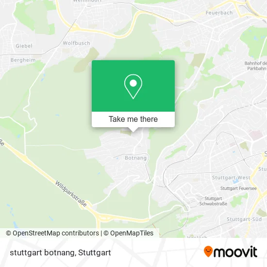 Карта stuttgart botnang