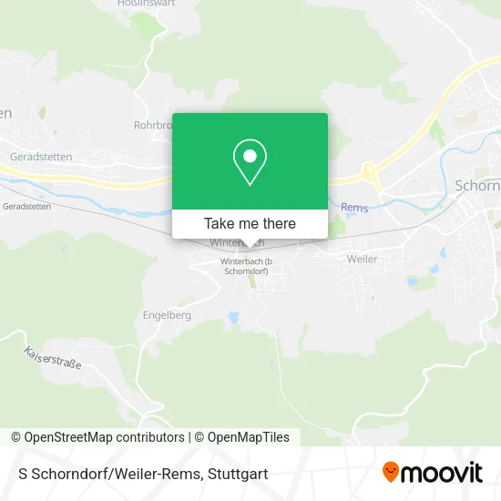 Карта S Schorndorf/Weiler-Rems