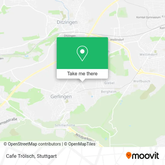 Карта Cafe Trölsch