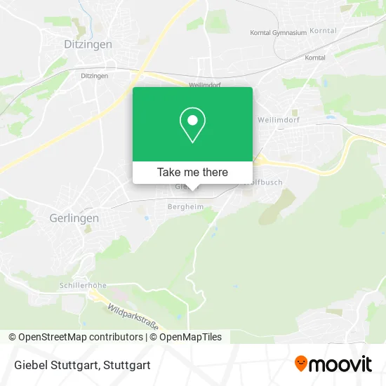 Карта Giebel Stuttgart