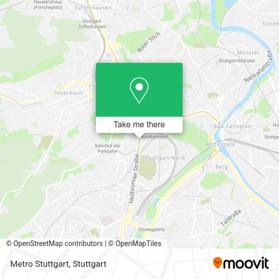 Карта Metro Stuttgart