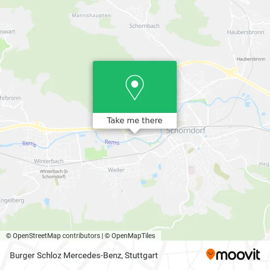 Карта Burger Schloz Mercedes-Benz