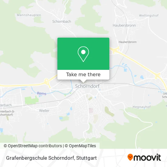 Карта Grafenbergschule Schorndorf