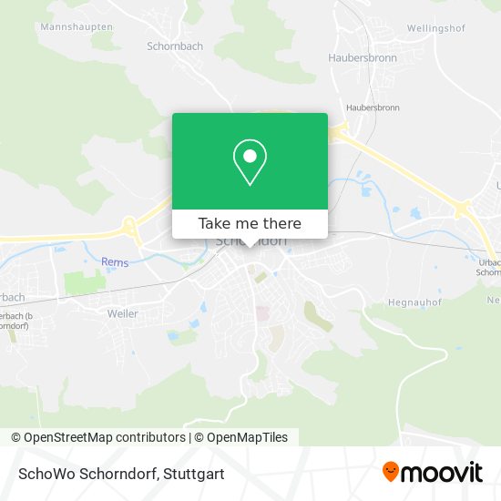 SchoWo Schorndorf map