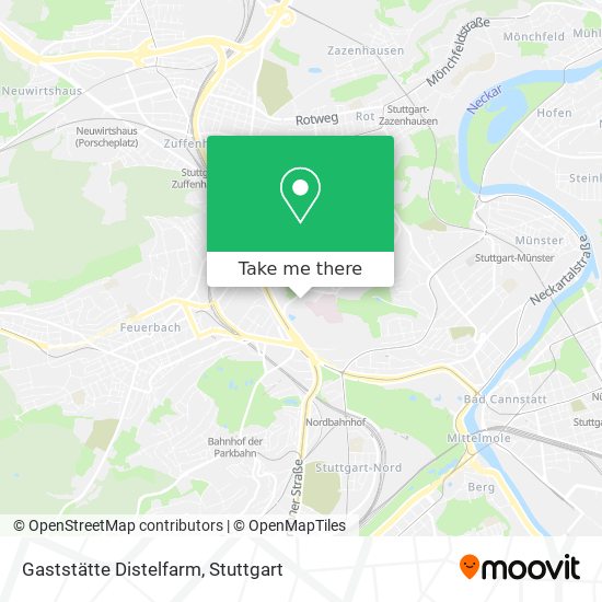 Gaststätte Distelfarm map