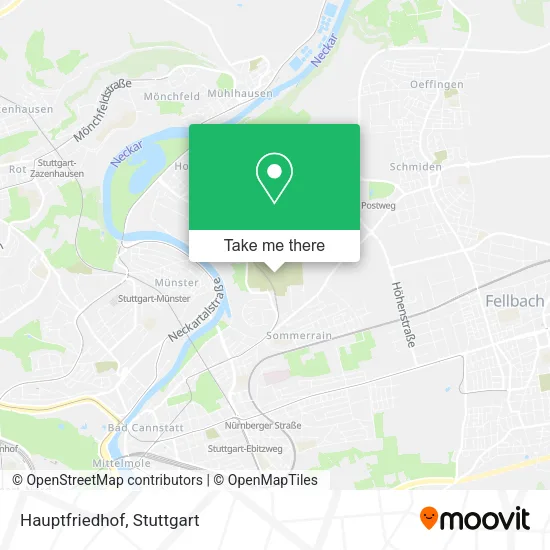 Карта Hauptfriedhof