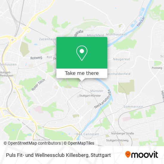 Puls Fit- und Wellnessclub Killesberg map