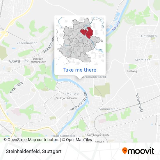 Steinhaldenfeld map