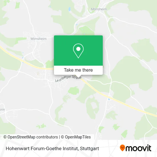 Карта Hohenwart Forum-Goethe Institut