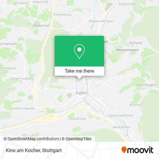 Карта Kino am Kocher