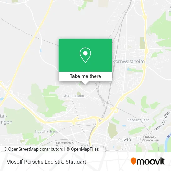 Карта Mosolf Porsche Logistik