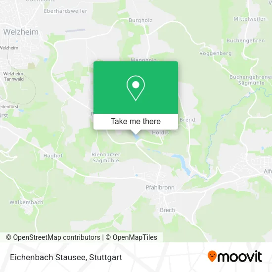 Карта Eichenbach Stausee