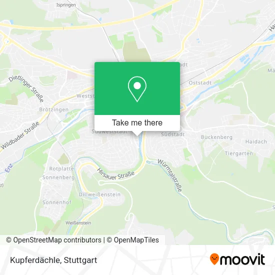 Карта Kupferdächle