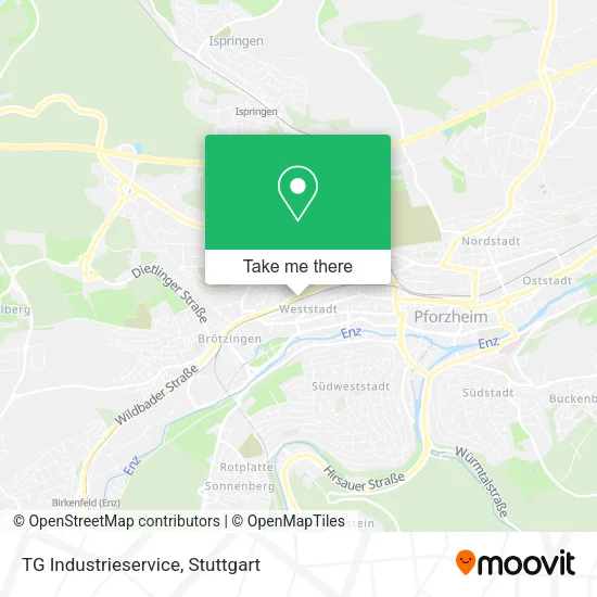 TG Industrieservice map