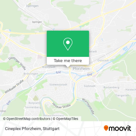 Cineplex Pforzheim map