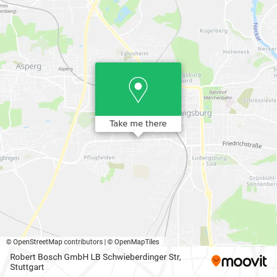 Карта Robert Bosch GmbH LB Schwieberdinger Str