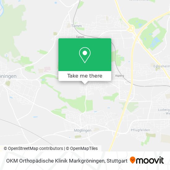 OKM Orthopädische Klinik Markgröningen map
