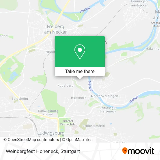 Карта Weinbergfest Hoheneck