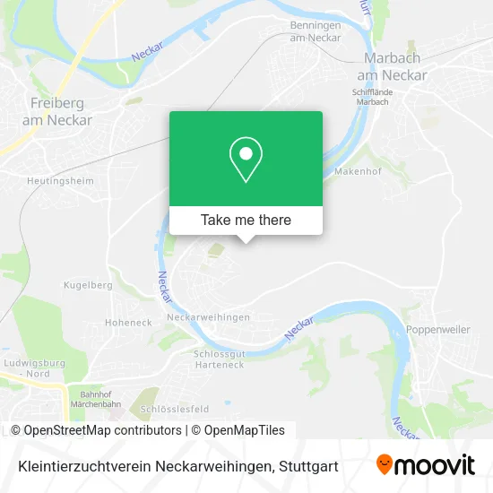 Карта Kleintierzuchtverein Neckarweihingen